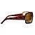 Chanel, gafas de sol shield marrones con acolchado Castaño - vista 6