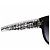 Chanel, gafas de sol negras de gran tamaño con cc plateado Negro - vista 6