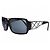 Chanel, gafas de sol negras con cristales Negro