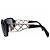 Chanel, gafas de sol negras con cristales Negro - vista 3