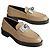 Hermès Hot Loafer in Beige Leder, Größe 38