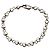Autre Marque Tiffany & Co. Puff Heart Charm Armband Silber