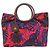 Borsa in pelle e tela Vivienne Westwood Marrone Rosso Blu