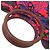 Borsa in pelle e tela Vivienne Westwood Marrone Rosso Blu - vista 9