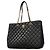 Borsa Tote Chanel in pelle di vitello martellata nera Nero