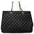 Borsa Tote Chanel in pelle di vitello martellata nera Nero - vista 9