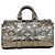 Borsa Louis Vuitton Monogram Mirror Keepall Bandoulière 25 Argento - vista 10