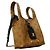 Borsa Louis Vuitton Monogram Reverse Atlantis BB Marrone chiaro - vista 2