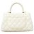 Borsa Chanel in pelle di vitello martellata bianca Bianco - vista 10