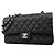 Chanel Matelassé Schultertasche Schwarz