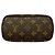 Borsa Tote Louis Vuitton Monogram Neverfull BB Marrone Beige - vista 3