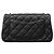 Timeless Chanel Matelassé Schultertasche mit Kette Schwarz - Ansicht 8