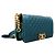 Le Boy Bolsa de Ombro Chanel Boy Chain Azul - vista 2