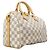 Borsa a mano Louis Vuitton Damier Azur Speedy Bandoulière 25 Bianco - vista 2