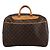 Borsa da viaggio Louis Vuitton Alize 24H Monogram Canvas in marrone M41399 Beige