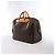 Borsa da viaggio Louis Vuitton Alize 24H Monogram Canvas in marrone M41399 Beige - vista 3