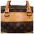 Borsa da viaggio Louis Vuitton Alize 24H Monogram Canvas in marrone M41399 Beige - vista 7