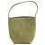 Borsa a tracolla in pelle The Row Park Tote Small in Green Beige