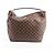 Borsa a tracolla Louis Vuitton Duomo Hobo Damier Ebene in marrone Rosso - vista 8