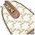 Céline Bolsa de Ombro Celine Triomphe Small Boston Marrom Branco - vista 5