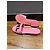 Chanel Ciabatte in pelle rosa con logo - vista 7