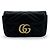 Gucci GG Marmont Leder Mini Schwarz