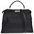 Fendi Selleria Peekaboo in pelle Medium Nero