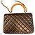 Borsa Satchel 2018 Chanel Quilted Lambskin "Knock on Wood" - vista 4