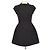 Autre Marque Odd Muse Black The Ultimate Muse Cuff Sleeve Mini Dress Nero
