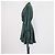 Vestido mini cruzado evasé de seda verde oscuro Zimmermann - vista 2