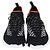 Hermès Hermes Black, White Knit Fabric Braided Bolduc Flex Slip-on Sneaker Schwarz Weiß