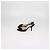 Sandálias slide Jimmy Choo em cetim preto com laço - vista 4