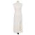 Maje Amour ärmelloses Midi-Kleid aus Viskosemischung-Rippstrick in Creme Roh
