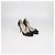 Sandali Jimmy Choo in tessuto broccato nero con fiocco - vista 2