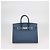Hermès Borsa Birkin 25 Sellier Hermes Bleu De Prusse in pelle Epsom con hardware Gold Blu
