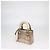Mini borsa Lady Dior in pitone oro Christian Dior - vista 2