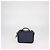 Chanel Piccola borsa vanity in pelle caviar matelassé blu navy e nera Nero - vista 3