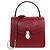 Bulgari Borsa Bvlgari Serpenti Forever con manico in pelle rossa Rosso
