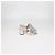 Mules Gucci GG Marmont con frange in pelle foil argento - vista 3