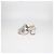 Mules Gucci GG Marmont con frange in pelle foil argento - vista 4