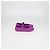 Sapatilhas Rio Mary Jane Loewe em camurça e ráfia Orchid Roxo - vista 3