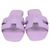 Hermès Hermes Oran Sandalen aus Epsom-Leder Amethyste Lila