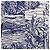 Christian Dior Tunica stampata in cotone blu navy e off white Bianco sporco - vista 4