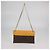 Borsa a catena Pallas Louis Vuitton in Canvas Monogram e pelle Safran Marrone Giallo - vista 3