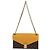 Bolsa de Corrente Pallas Louis Vuitton em Canvas Monogram e Couro Safran Marrom Amarelo