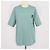 Hermès Hermes Celadon Cotton H Cheval Rundhals T-Shirt Grün