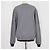 Miu Miu V-Ausschnitt Pullover aus Kaschmir und Seide in Grau und Marineblau Dunkelblau - Ansicht 3