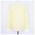 Sandro Cardigan Girocollo V Monogramma in Lana e Cashmere Giallo e Bianco - vista 3