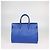 Autre Marque Saint Laurent Sac De Jour Tote Piccola in Pelle Blu - vista 3