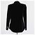 Blazer doppiopetto Balmain in velluto nero - vista 3